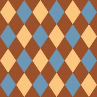 Seamless background with various patterns in creamy brown tones. vector