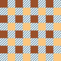Seamless background with various patterns in creamy brown tones. vector