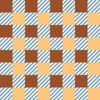 Seamless background with various patterns in creamy brown tones. vector