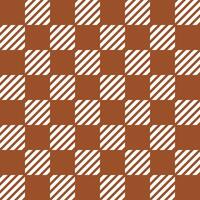 Seamless background with various patterns in creamy brown tones. vector