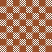 Seamless background with various patterns in creamy brown tones. vector