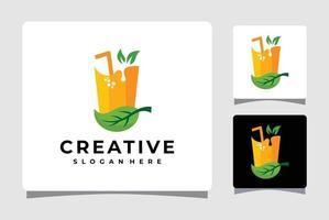 Fresh Juice Logo Template Design Inspiration vector