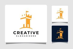 Castle Logo Template Design Inspiration vector