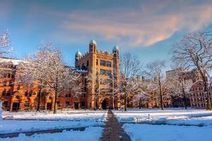 New Haven city downtown skyline cityscape of Connecticut, USA photo