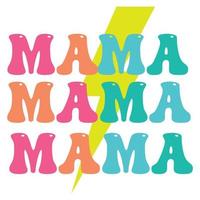 diseño de vector de mamá