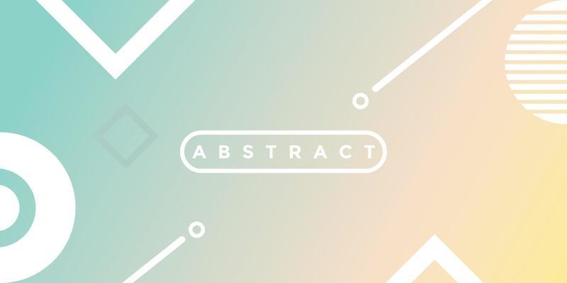 Abstract memphis design layout