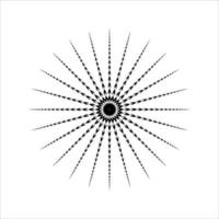 Circle Shape from fire shape Icon for decoration, ornate or graphic design element. vector illustration