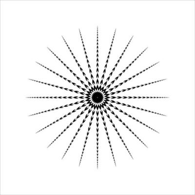 Circle Shape from fire shape Icon for decoration, ornate or graphic design element. vector illustration