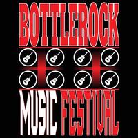 diseño de camiseta del festival de música bottlerock para amantes de la música vector