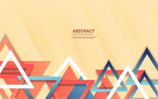 Abstract triangle overlap layer background vector