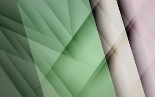 Abstract overlap layer papercut green color background vector