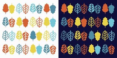 Abstract geometric leave symbol icon vector