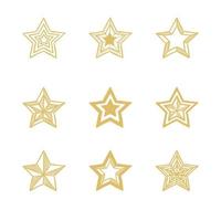 Set of original vector stars sparkle icon. Bright firework, decoration twinkle, shiny flash. Glowing light effect stars and bursts collection