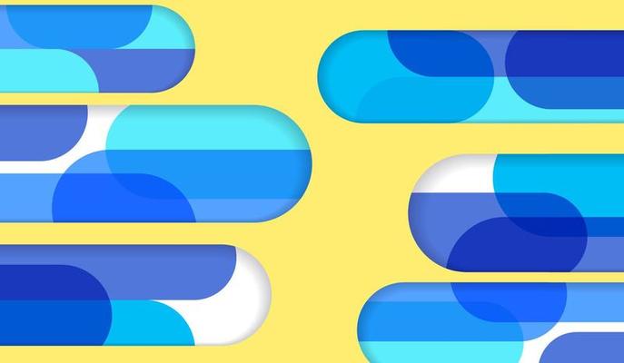 Modern abstract banner with flat design, vector illustrator.