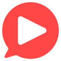 Social live stream linear icon. Web streaming badge. Online broadcast news thin line contour button symbol. Isolated outline illustration png