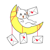 personaggio dei cartoni animati del gatto del gattino