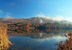 Vermont foliage in the fall photo