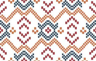 Handmade Aztec woven embroidery beautiful pattern. Navajo seamless pattern in tribal, Mexican Aztec geometric art ornament print. Design for carpet, wallpaper, wrapping, fabric, cover, textile vector