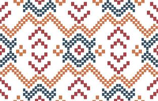 Handmade Aztec woven embroidery beautiful pattern. Navajo seamless pattern in tribal, Mexican Aztec geometric art ornament print. Design for carpet, wallpaper, wrapping, fabric, cover, textile vector