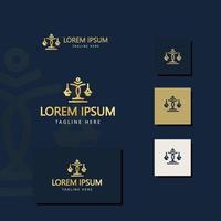 Law FirmGold Luxury Logo vector