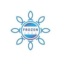 Frozen Food Logo Design Template