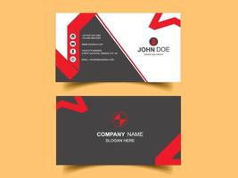 Free Stylish Blue Unique Business Card Design Pro Vector