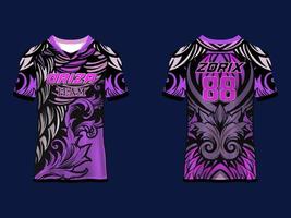 Universal Jersey Team and Club sport and esport vector