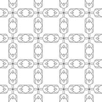 black and white sketch of flora and fauna batik. can be used for various purposes vector
