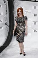 LOS ANGELES, SEPT 25 -  Christina Hendricks arriving at the IRIS, A Journey Through the World of Cinema by Cirque du Soleil Premiere at Kodak Theater on September 25, 2011 in Los Angeles, CA photo