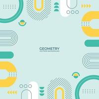 abstract background with geometric shapes vector