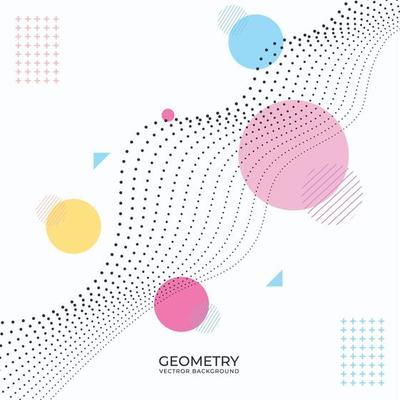abstract background with geometric shapes
