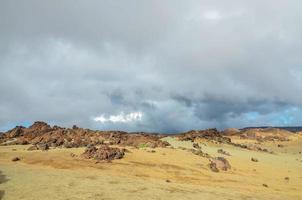 Cloudy Day in El Teide National Park photo