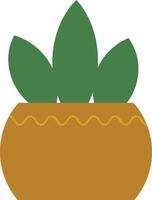 aesthetic potted succulent vector