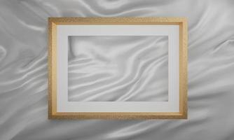 Smooth elegant  silk background. With Wood Frame photo