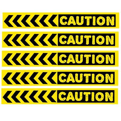 yellow line vector for delimiter or warning sign