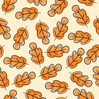 Autumn Leaf pattern seamless vector