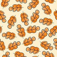 Autumn Leaf pattern seamless vector