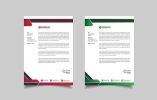 Letterhead Template Modern Letterhead Design vector