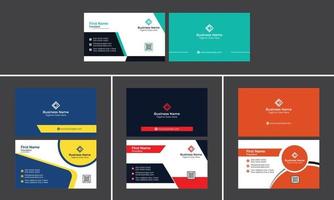 Creative Business Card Design Template vector