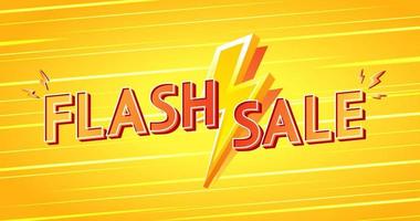 Flash sale banner design. Flash sale poster. flash sale promo for bussiness. discount banner promotion template.