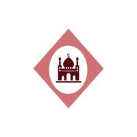 mosque icon logo image vector illustration