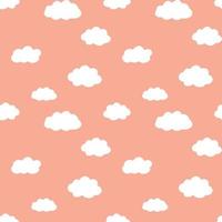 Cloud Seamless vector illustration pattern background
