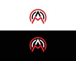 MA And AM Letter Logo And Icon Vector Element Design.