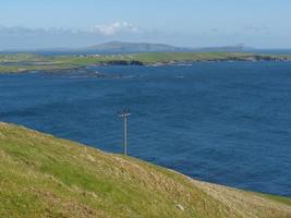 The shetland islands with the city of Lerwick in Scotland photo