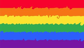 las banderas con los colores del símbolo lgbtq son buenas para las plantillas vector