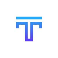 Letter T logo icon design template elements. vector illustration
