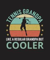 Tennis Grandpa Like A Regular Grandpa But Cooler SVG, Father Gifts