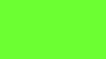 Shape transition on the green screen background. Chroma key V1.4 video