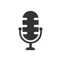 microphone icon design vector