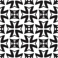 Geometric seamless black and white background. Geometry. Pattern. vector
